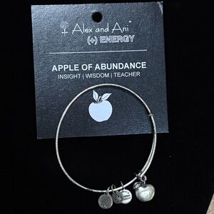 Alex and Ani Silver Apple of Abundance Bracelet